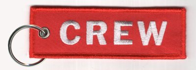 CREW avainperä (punainen)