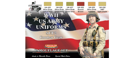 CS-18: USA WWII Army Uniforms Set 2 (Lifecolor)