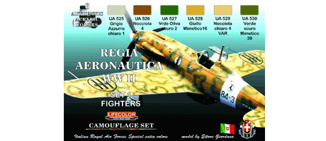 CS-19: Regia Aeronautica WWII Set1: Fighters (Lifecolor)