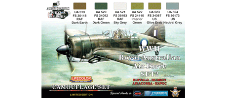 cXS-02: WWII Royal Australian Aircraft Set 2 (Lifecolor)