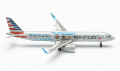 American Airlines Airbus A321 – Medal of Honor