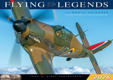 Flying Legends 2026 seinäkalenteri