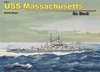 USS Massachusetts On Deck