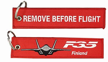 F-35 Finland / Remove before flight avainperä