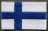 Suomen lippu kangasmerkki