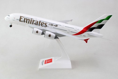 Emirates Airbus A380-800 with Gear