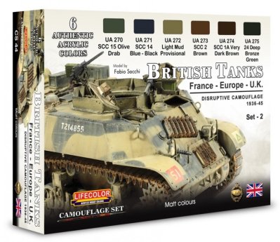 CS 44: British tanks Set 2 (Lifecolor)