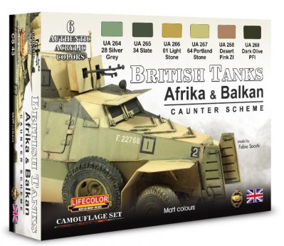 CS 43: British tanks Set 1 (Lifecolor)