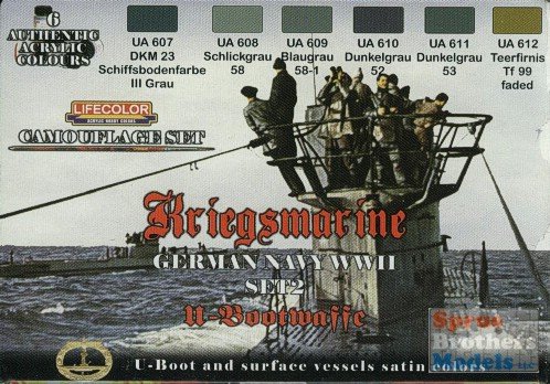 CS-12: Kriegsmarine set 2 U-Bootwaffe (Lifecolor)