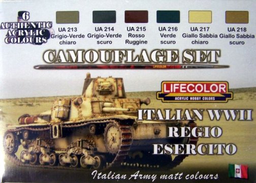 CS-08: Italian WW2 Matt Colours (Lifecolor)