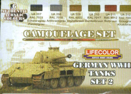 CS-03: German Tanks WWII set 2 (Lifecolor)