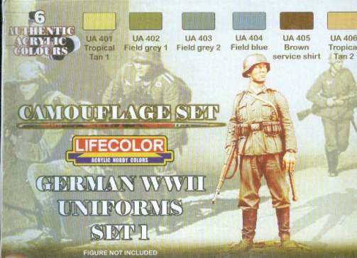 CS-04: German Uniforms WWII set 1 (Lifecolor)