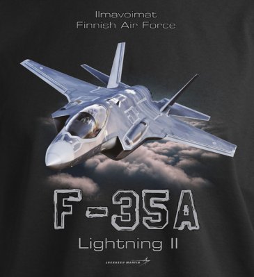 F-35A Lightning II Finnish Air Force t-paita
