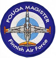 Fouga Magister - Finnish Air Force kangasmerkki