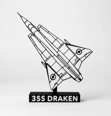 Tulossa: Saab 35S Draken - 3D Printed Scale Model
