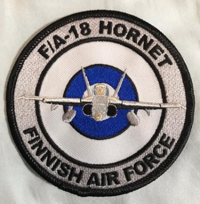 F/A-18 Hornet - Finnish Air Force -hihamerkki