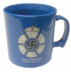 Lentomerkki muki