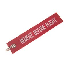 Avainperä: "Remove before flight"