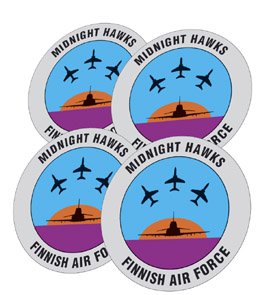 Midnight Hawks lasinalustat / coasters