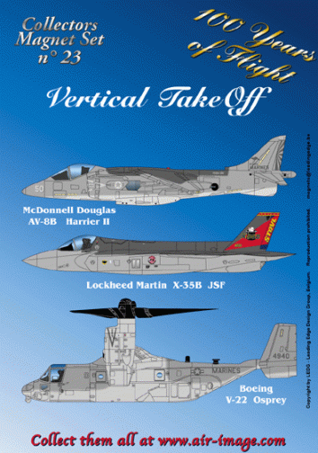 Jääkaappimagneetti: Vertical Take Off